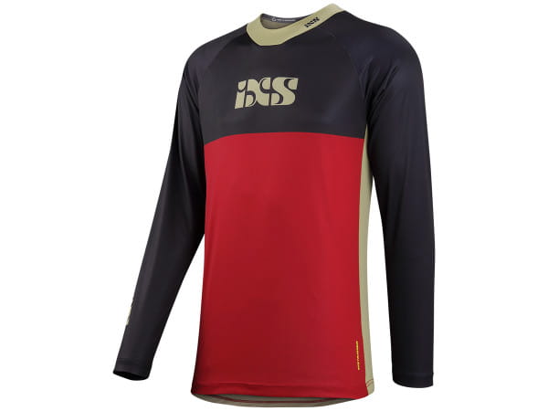 Trigger X Long Sleeve Jersey - Red/Black