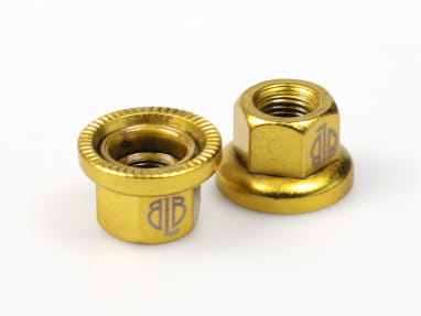 Track Nuts axle nut M9 pair - VR - gold