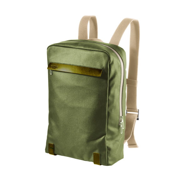 Pickzip Canvas Backpack - hay green/olive