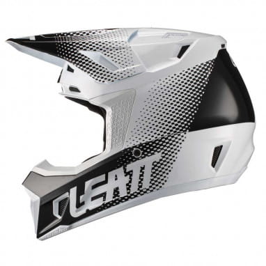 Helm inkl. Brille 7.5 V21.1 weiss-schwarz