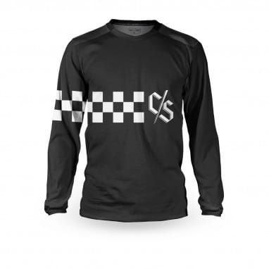 C/S Race Jersey Long Sleeve - Black/White