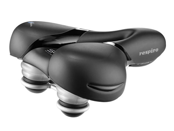 Selle de vélo Respiro Relaxed - noir