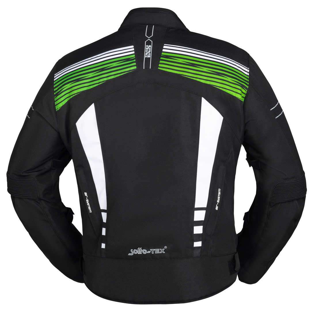 iXS Sport Jacke RS 400 ST 3.0 schwarz weiss neon grun Textil Jacken BMO Bike Mailorder