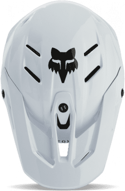 V3 RS Carbon Solid Helmet - White