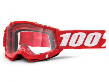Accuri 2 Goggle - Clear Lens - neon red