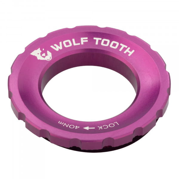 Centerlock Lockring, External Spline - purple