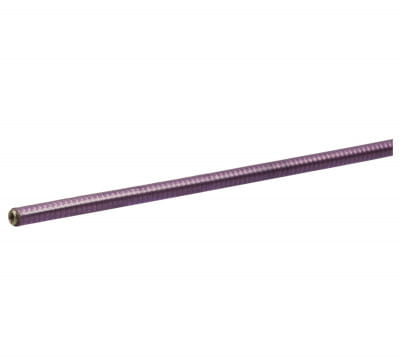 Gaine de changement de vitesse vintage en acier inoxydable 2m x 4mm - Clear Purple