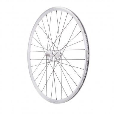 Aerorage Track wheel front 28 inch - machined - hub white - rim white