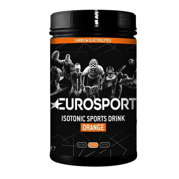 Isotonic sports drink powder - orange flavor - 600 grams