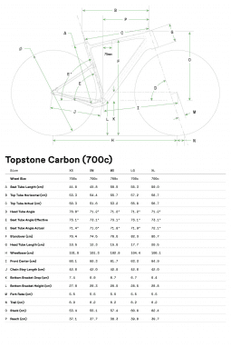 Topstone Carbon 3 - Mantequilla 28 pulgadas