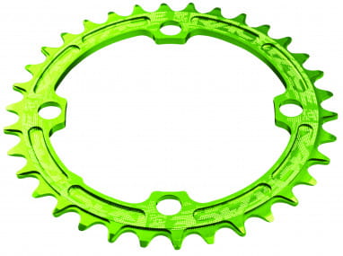 Chainring Narrow-Wide- 4 Bolt - 104mm - green