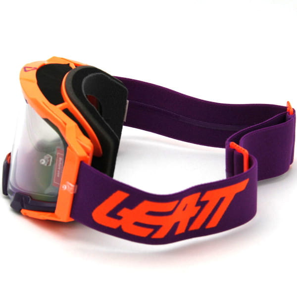 Velocity 5.5 Iriz Goggle anti fog mirror lens Neon Orange/Purple