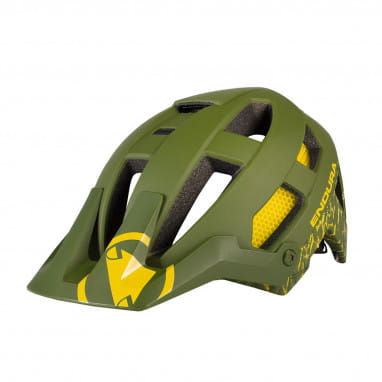 SingleTrack Helm - Olivgrün