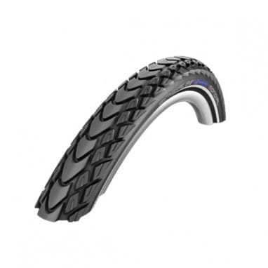 Marathon Mondial clincher tire - 26x2.00 inch - RaceGuard - reflective stripes - black