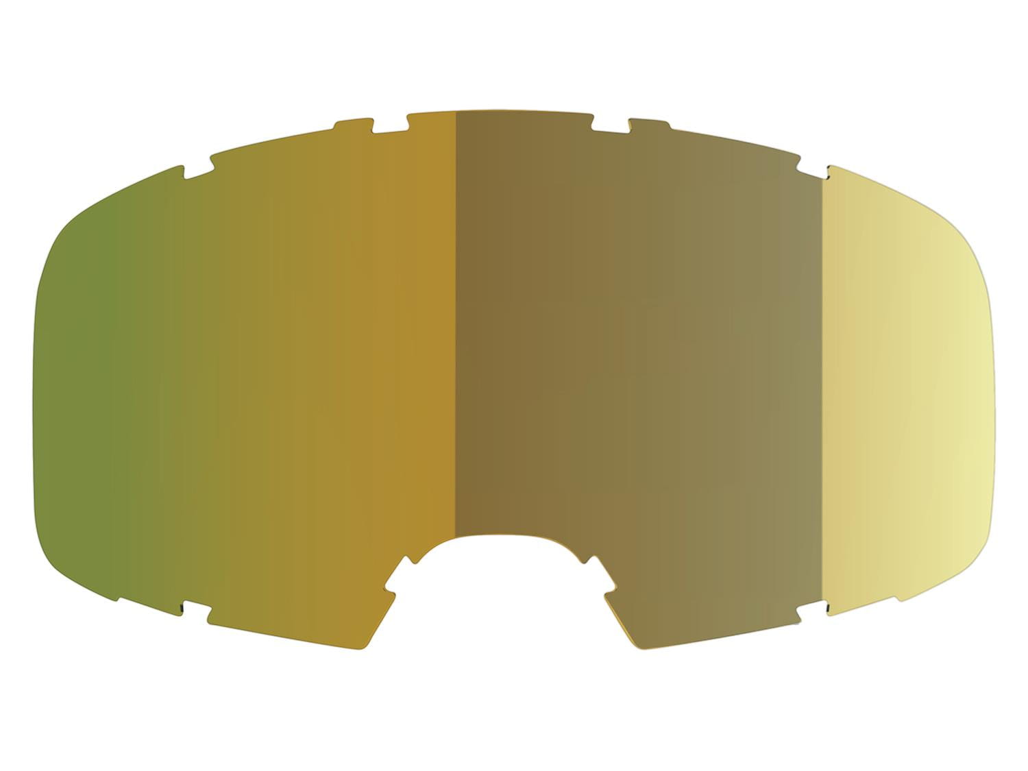 iXS Injected Mirror Single Replacement Lens (AntiFog) Mirror Gold