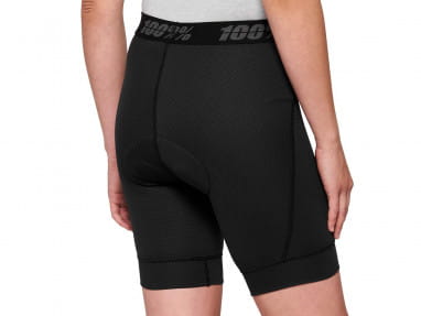 Ridecamp Women Pantalones cortos con forro - negro