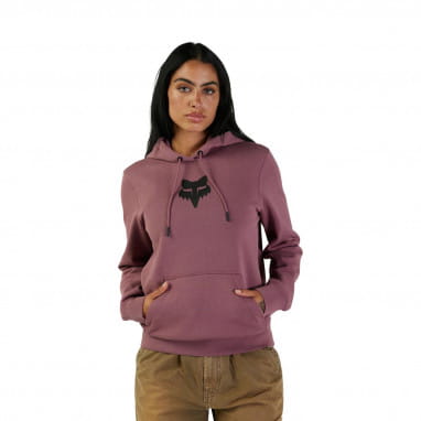 Women's Fox Head Fleece Sweater - Cordovan