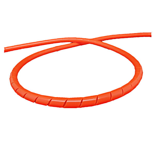 Spiral hose for brake line 2m - Neon Red