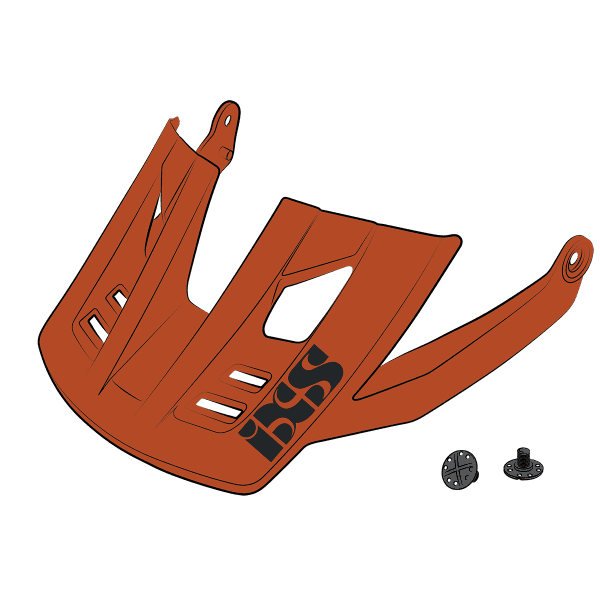 Visor + Pins Trigger FF - Burnt Orange