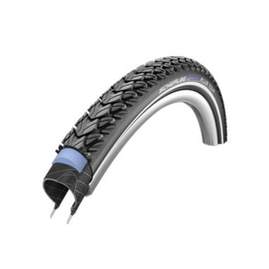 Marathon Plus Tour clincher tire - 28x1.60 inch - SmartGuard - reflective stripes - black