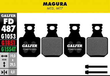 Plaquette de frein standard - Magura MT5, MT7