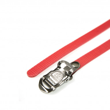 Candy Toe Straps Pedalriemen - Rot