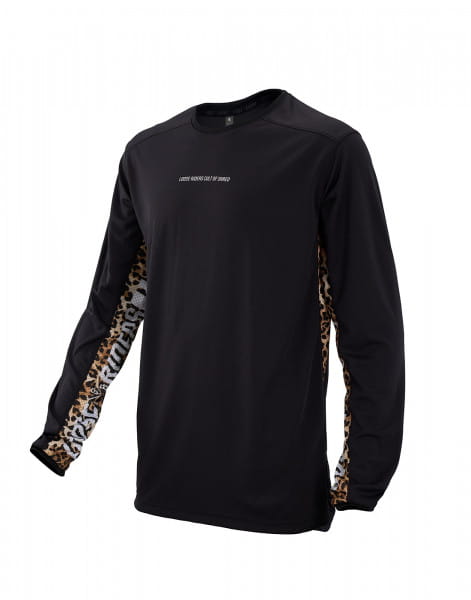 Tech Men Jersey Longsleeve - Stealth Leopard