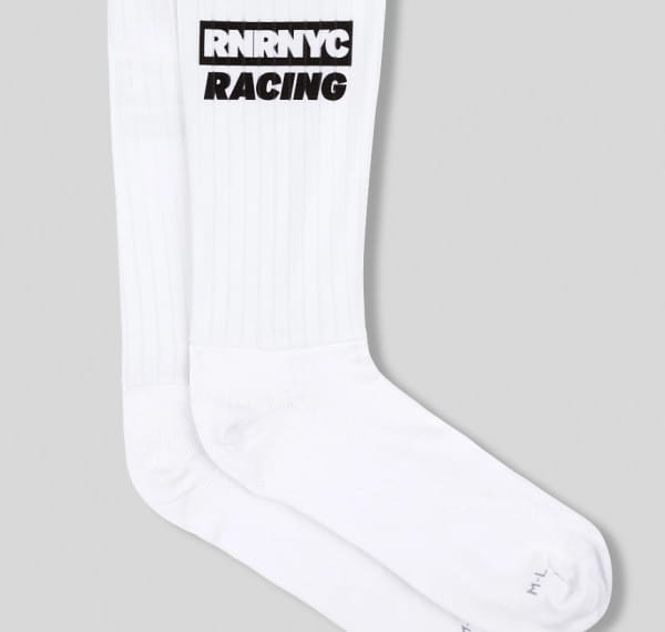 RNRNYC™ Aero Racing Socks - White