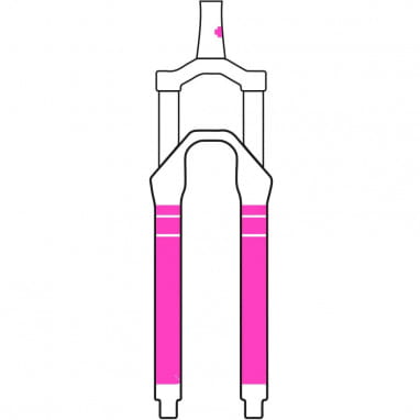 Gabelschutz Kit - Bolt/Pink