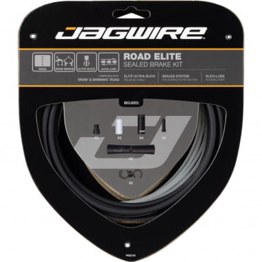 Brake cable set Road Elite Sealed - stealth black
