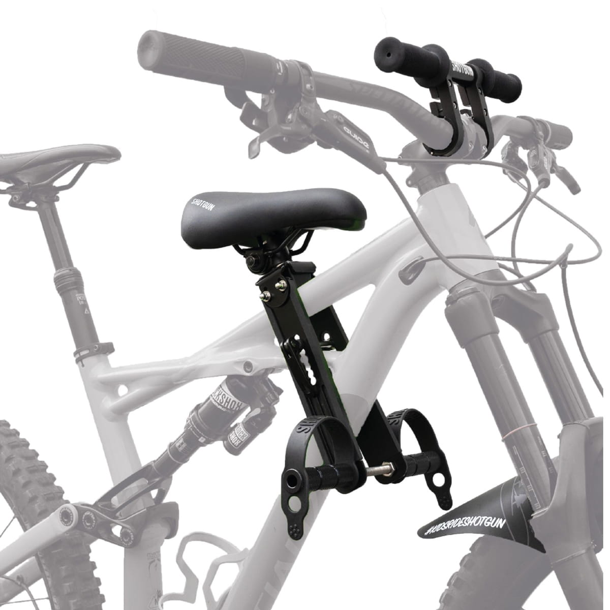 Siège Vélo Avant Pour Enfant - Avec Guidon Et Pédales, Portable, Amovible, Pour Balades En Famille
