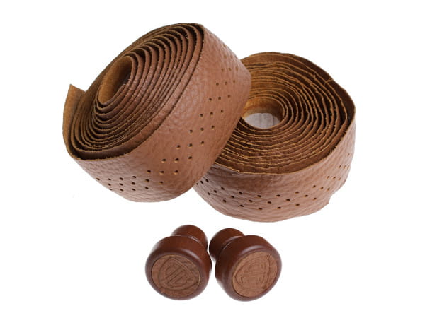 Soft Leather Leder-Lenkerband Bar Tape - Honigbraun