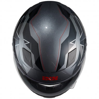 135 KID 2.0 Helmet - gray-black-red