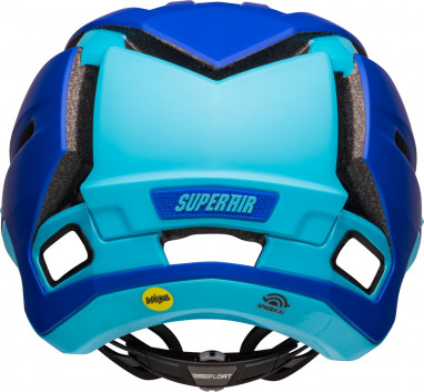 Super Air R Spherical Fahrradhelm - matte/gloss blue