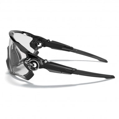 Jawbreaker Sonnenbrille - Polished Black - Clear Black Iridium Photochromic Activated
