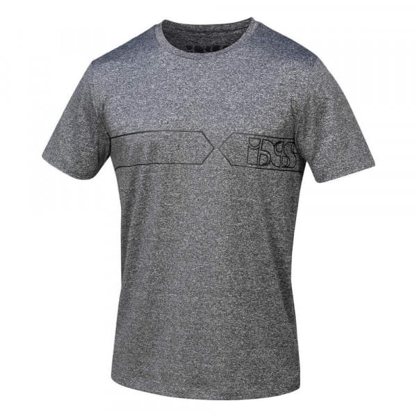 Team T-shirt Functie - grijs-zwart