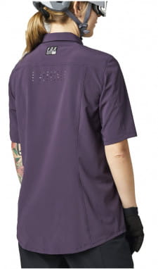 Femmes Flexair Woven - Chemise tissée à manches courtes pour femmes - Violet foncé - Violet