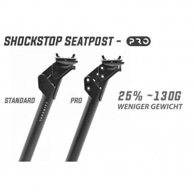 Suspension seatpost PRO with damping element 27.2x280mm - black