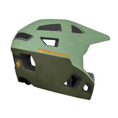 SingleTrack Full Face MiPS® Helmet - Olive Green