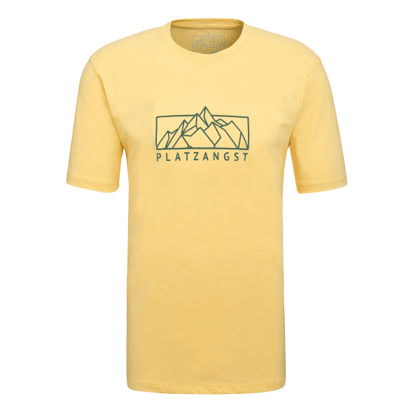 T-shirt avec logo de la montagne - Jaune