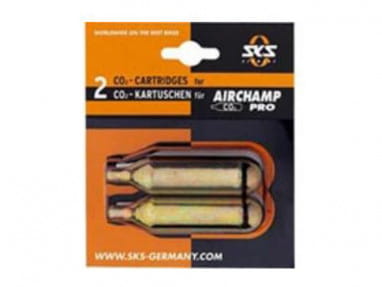 CO2 replacement cartridges double pack 16g - Airchamp
