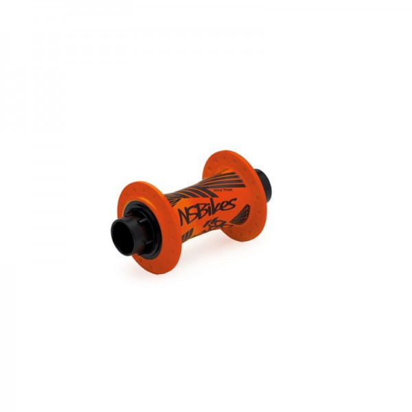 Rotary front hub - 20mm - 32 hole - fluo orange