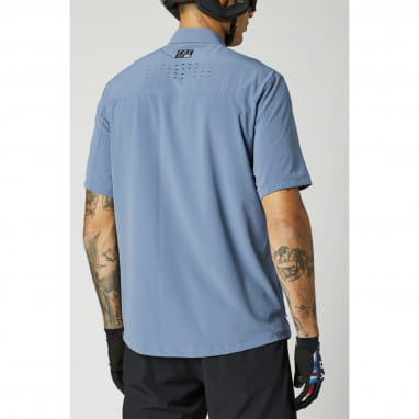 Flexair - Woven Short Sleeve Shirt - Light Blue