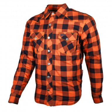 Camicia da uomo Jaguar - nero-arancio