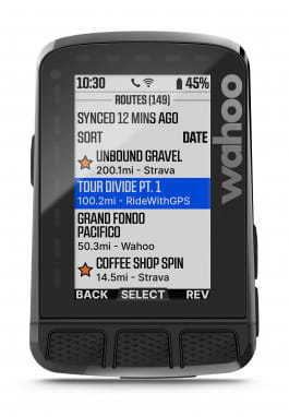 Elemnt Roam V2 GPS Compteur de vélo Bundle - Noir