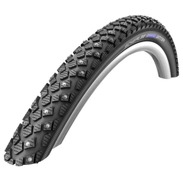 Marathon Winter clincher tire - 28x2.00 inch - RaceGuard - reflective stripes - black