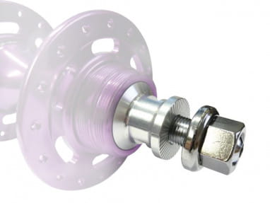 Conversion kit for rear track hubs to 130mm