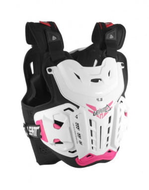 Chest Protector 4.5 Jas - Wit/Roze