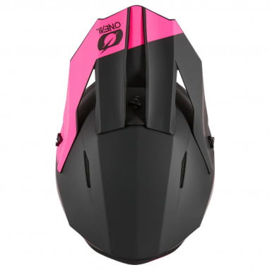 1SRS Helm SOLID black/pink