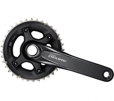 DEORE MTB FC-M6000-2 Kurbelgarnitur 2x10 36-26 Zähne - schwarz